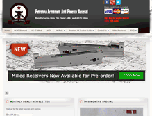 Tablet Screenshot of petronovarmament.com
